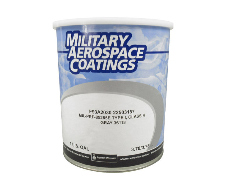 Sherwin-Williams® F93A2030 POLANE® FS 36118 Medium Gunship Gray Lusterless Polyurethane Paint - Gallon Can