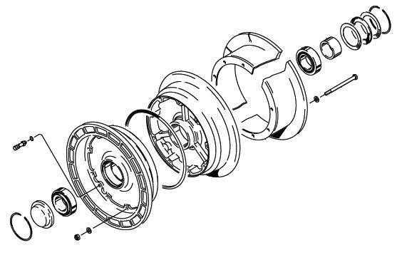 Cleveland Wheel & Brake 40-141 Wheel Assembly