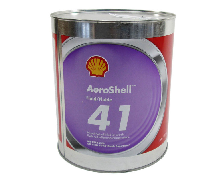 AeroShell™ Fluid 41 Mineral Aircraft Hydraulic Fluid - Gallon Can