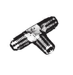 Military Standard MS20825-4 TEE, Flared Tube - Steel