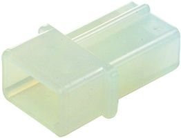TE Connectivity 1-480319-0 Connector Housing RCP 2 POS 5.08mm ST Cable Mount Natural