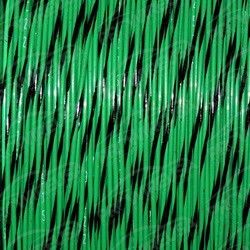 Military Specification M22759/34-22-10 Green/Black 22 AWG PTFE Tapes/Coated Fiberglass Braid Wire
