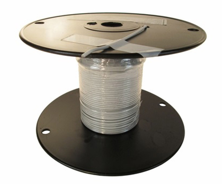 Military Specification M27500/20TG2T14 White Jacket 20 AWG 2 Conductor Shielded Cable