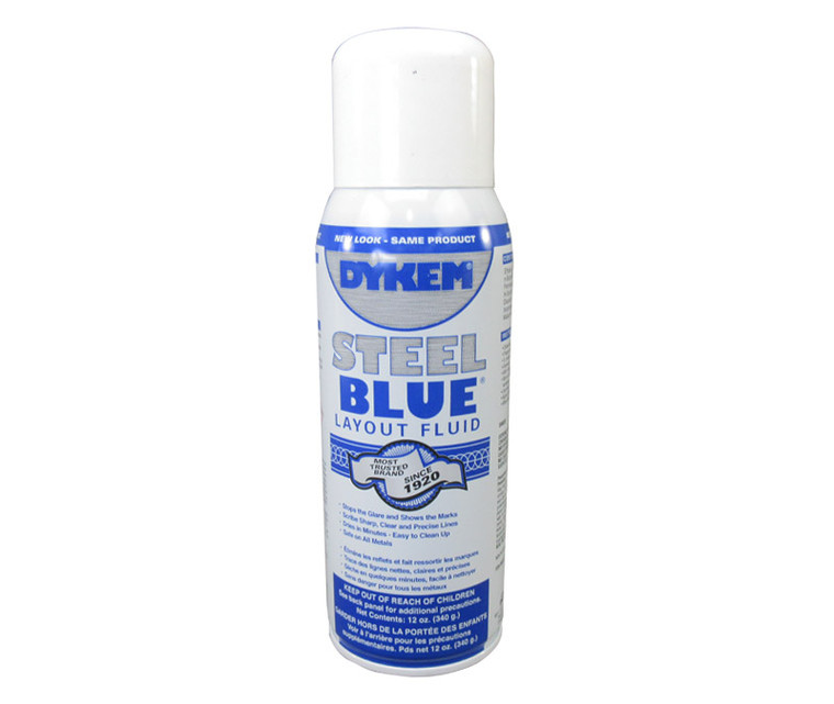 DYKEM® 80000 STEEL BLUE® Layout Fluid - 16 oz Aerosol Can