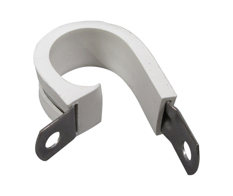 Military Standard MS21919WCH14 Stainless Steel Cushioned Clamp, Loop