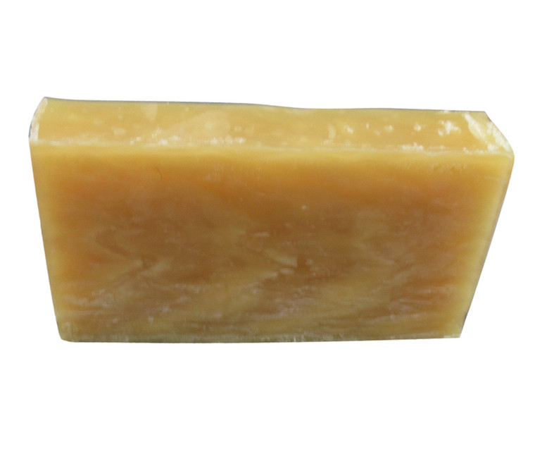 Dadant W00102 Yellow 3-1/2" x 6-3/4" x 1-1/4" 100% Pure Beeswax Bar - 1 lb