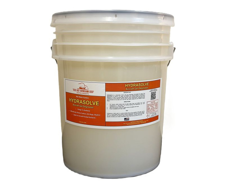 JET STREAM® HSP5 HYDRASOLVE™ Clear Biodegradable Gel Degreaser - 5 Gallon Pail
