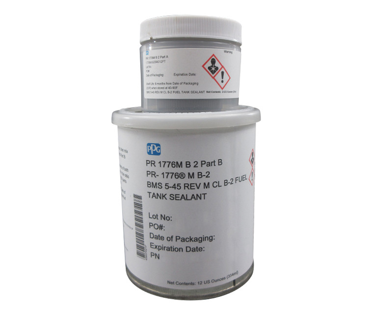 PPG® PR-1776M B-2 BMS 5-45N Class B-2 Spec Low Weight Fuel Tank Sealant - Pint Kit