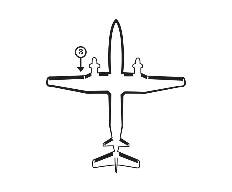 GOODRICH P29S7D5137-03 FASTboot® Raytheon Beechcraft 1900 LH Nacelle - Break De-Ice Boot