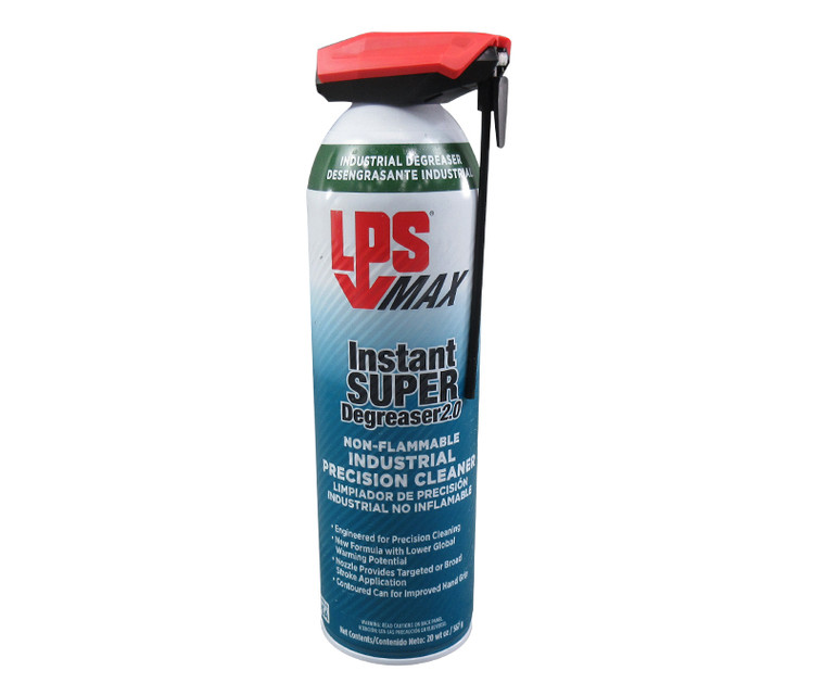 LPS® 97220 MAX Instant Super Degreaser 2.0 Non-Flammable Industrial Degreaser - 20 oz Aerosol Can