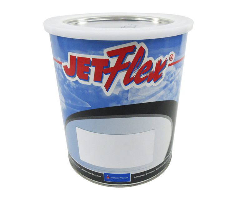 JETFlex® E09829 Flat BAC70038 Light Gray Water Reducible Polyurethane Aircraft Interior Finish Coating - Gallon Can