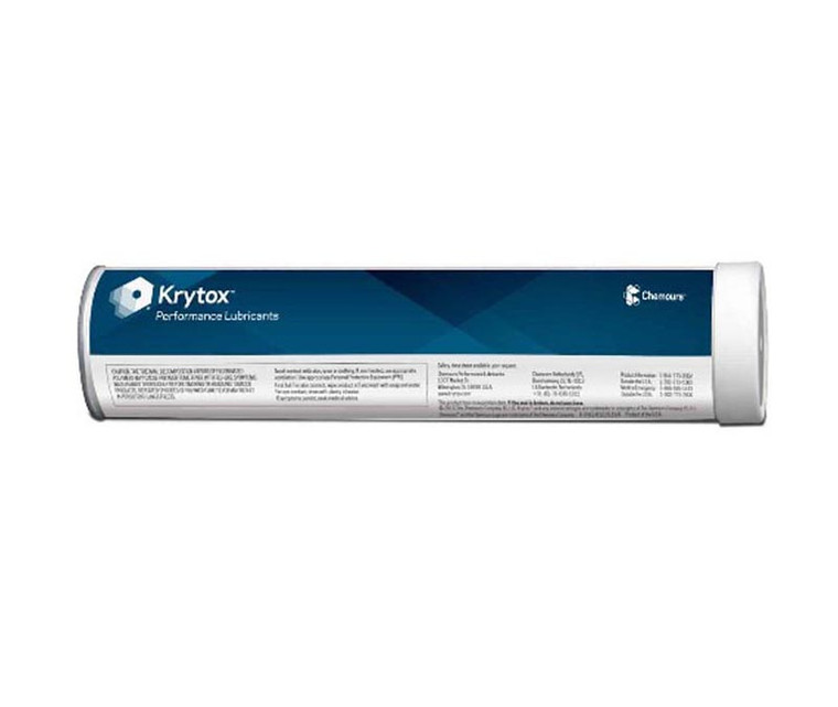 Chemours™ Krytox™ 240AB Aircraft Instrument Fuel & Oxidizer Resistant Grease - 1.76 lb Cartridge