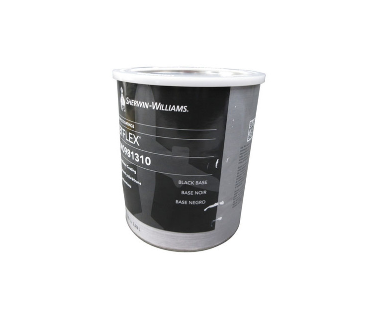 JETFlex® CM0981310 Black Solvent-Based Polyurethane Enamel Aircraft Interior Finish Coating - Gallon Can