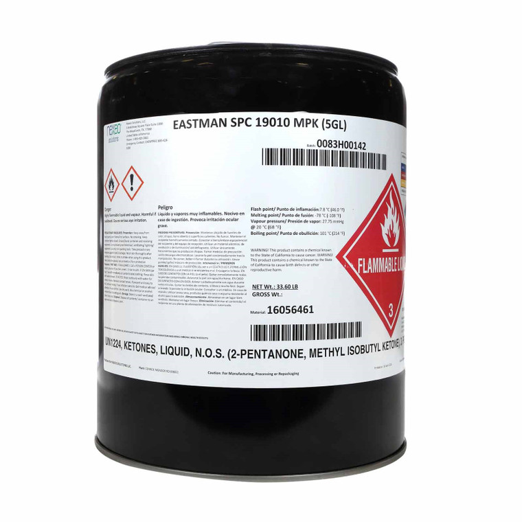 Eastman™ SPC 19010 (MPK) Methyl Propyl Ketone Cleaning Solvent - 5 Gallon Pail