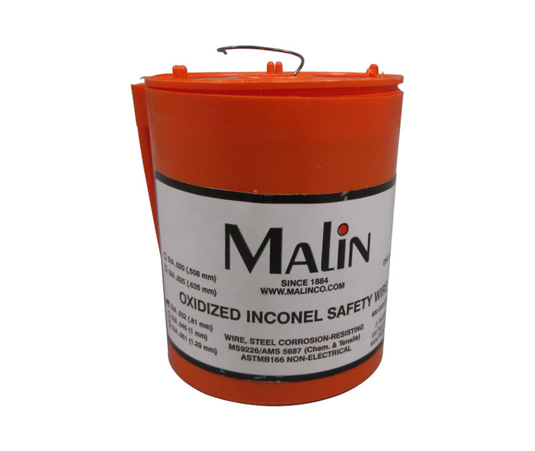 Military Standard MS9226-04 Oxidized Inconel 0.032" Diameter Safety Wire -1 lb Roll