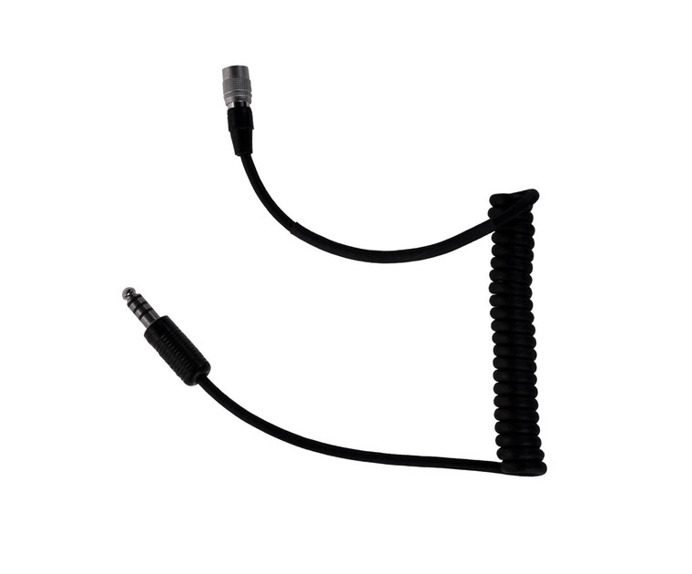 David Clark 40602G-02 Single Plug Coil Cord Assembly