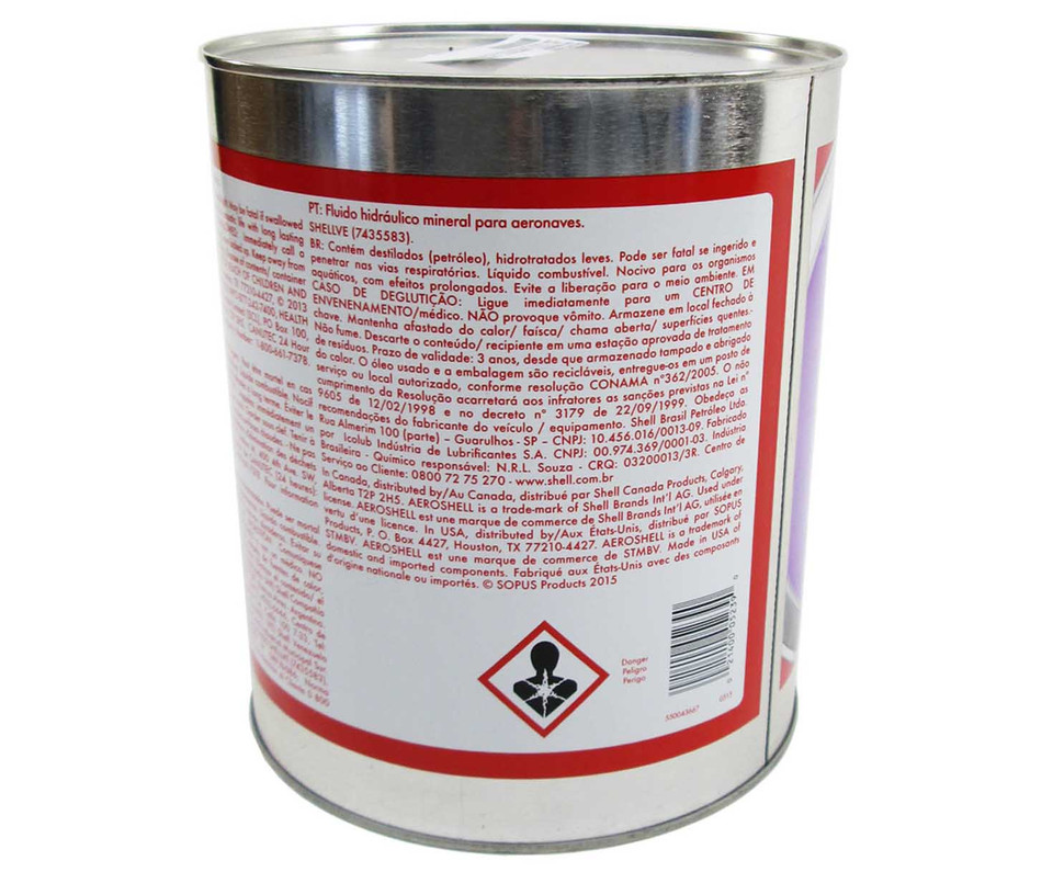 AeroShell Fluid 41 Mineral Aircraft Hydraulic Fluid