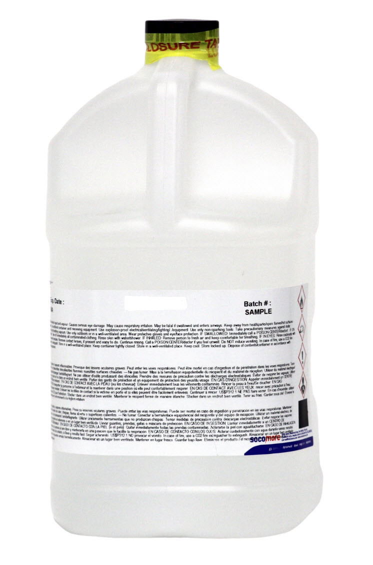 Dysol DS801 Clear Paint Spray Gun Cleaner Gallon Jug at