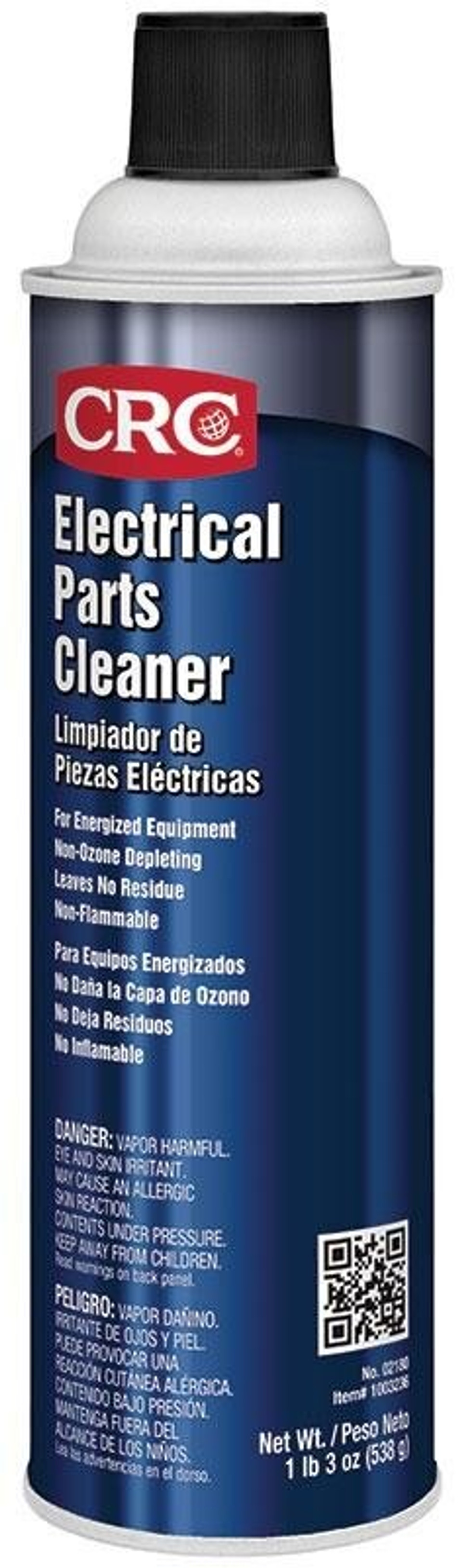 CRC 02180 Colorless Electrical Parts Cleaner 538 Gram (20 oz) Aerosol