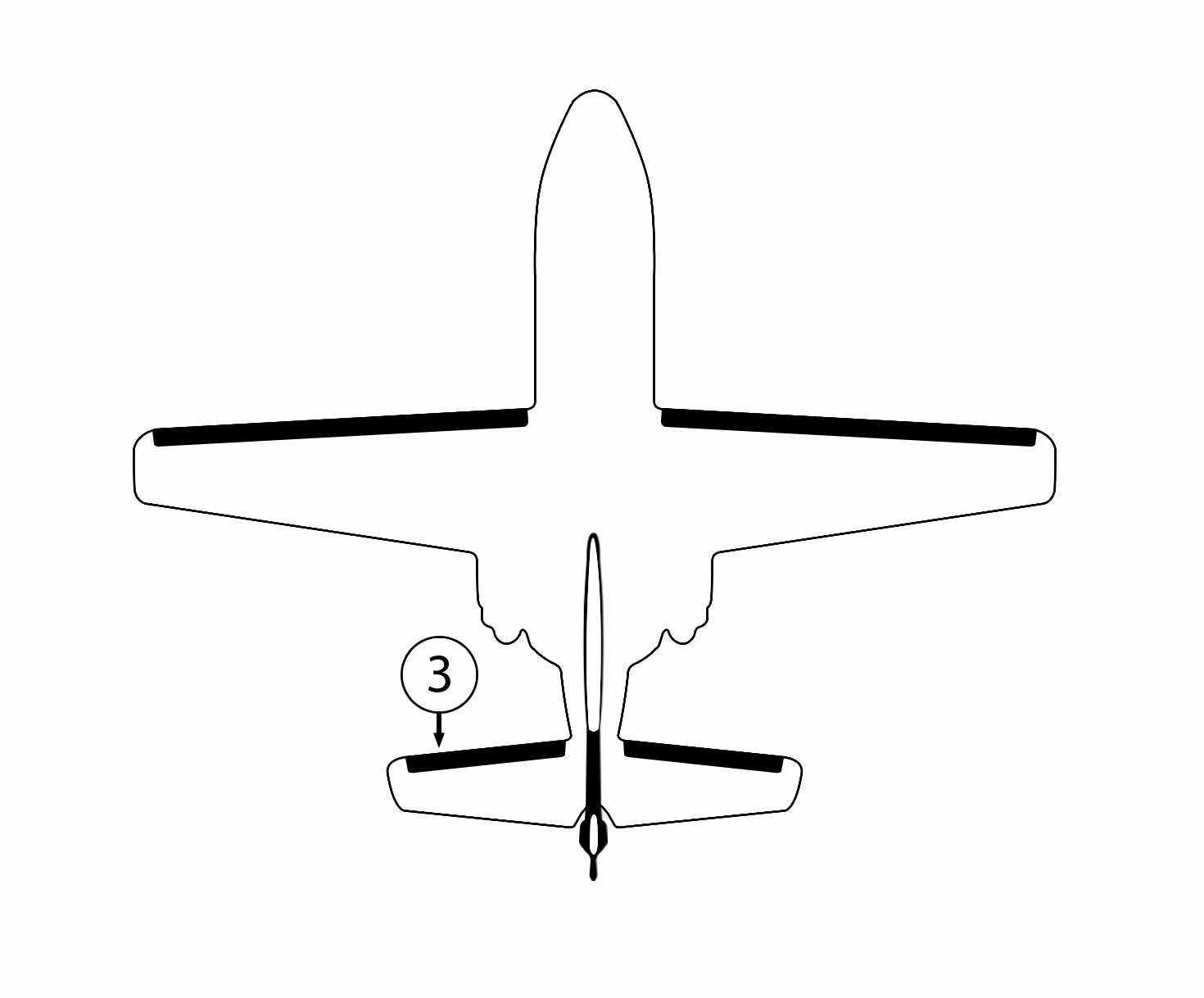 GOODRICH 29S4D5280-01 Cessna 560XL LH Horizontal Stabilizer De-Ice Boot