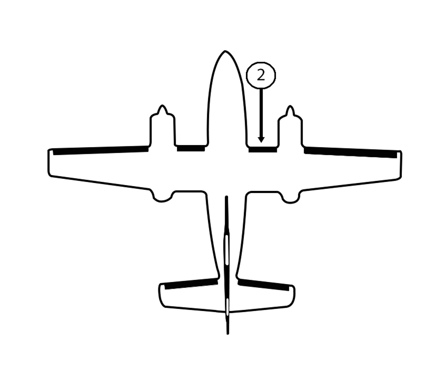 GOODRICH 27S-7D5070-54 Cessna 425 RH Fuselage - Nacelle De-Ice Boot