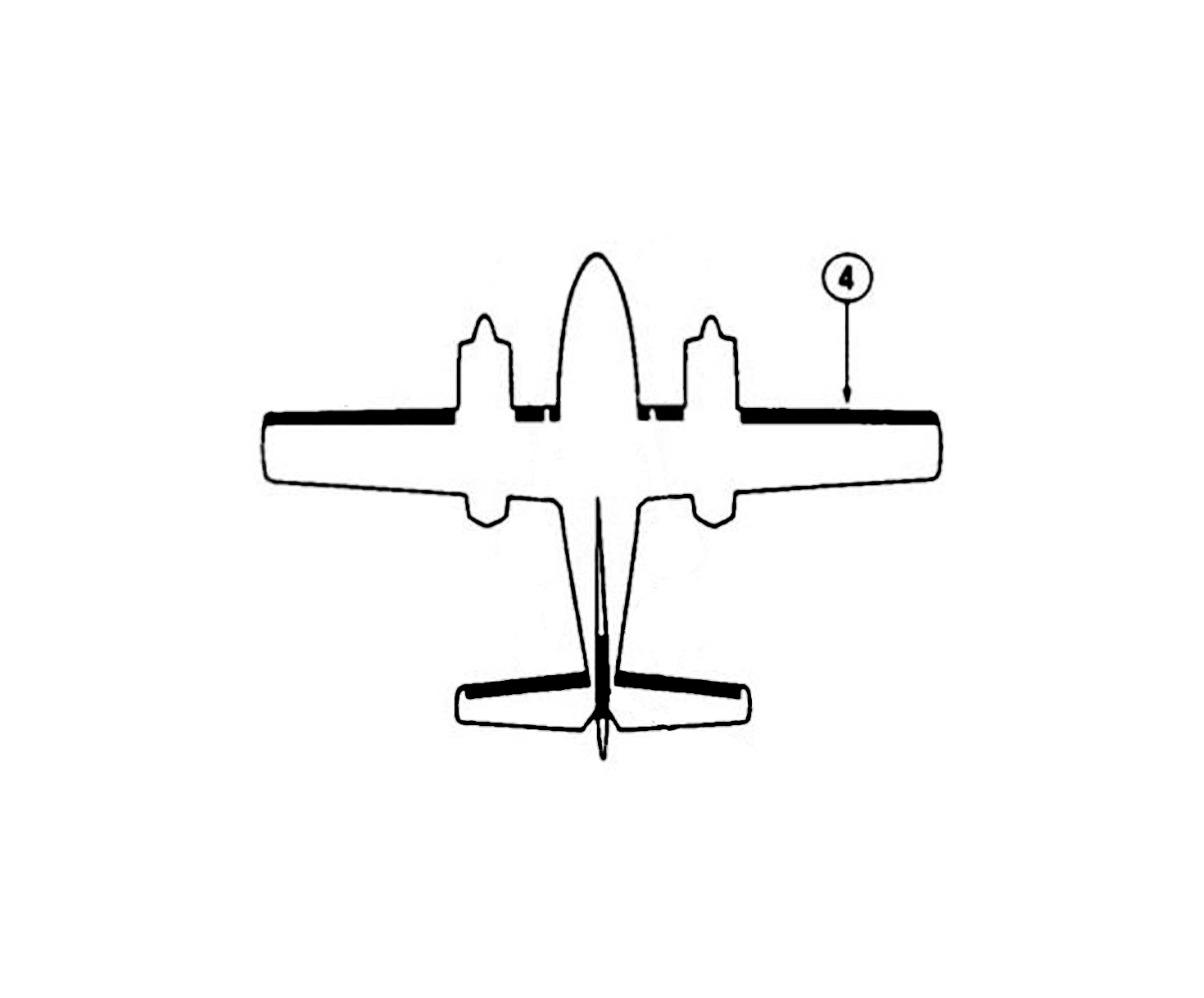 GOODRICH 27S-7D5070-46 Cessna 404 RH Nacelle - Tip De-Ice Boot
