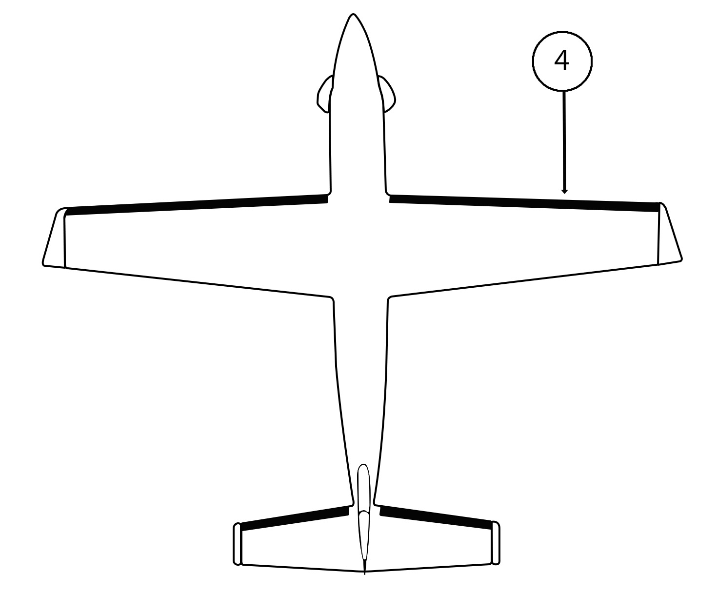 GOODRICH 27-7D5221-12 Pilatus PC-12/U-28A RH Outboard Wing De-Ice Boot