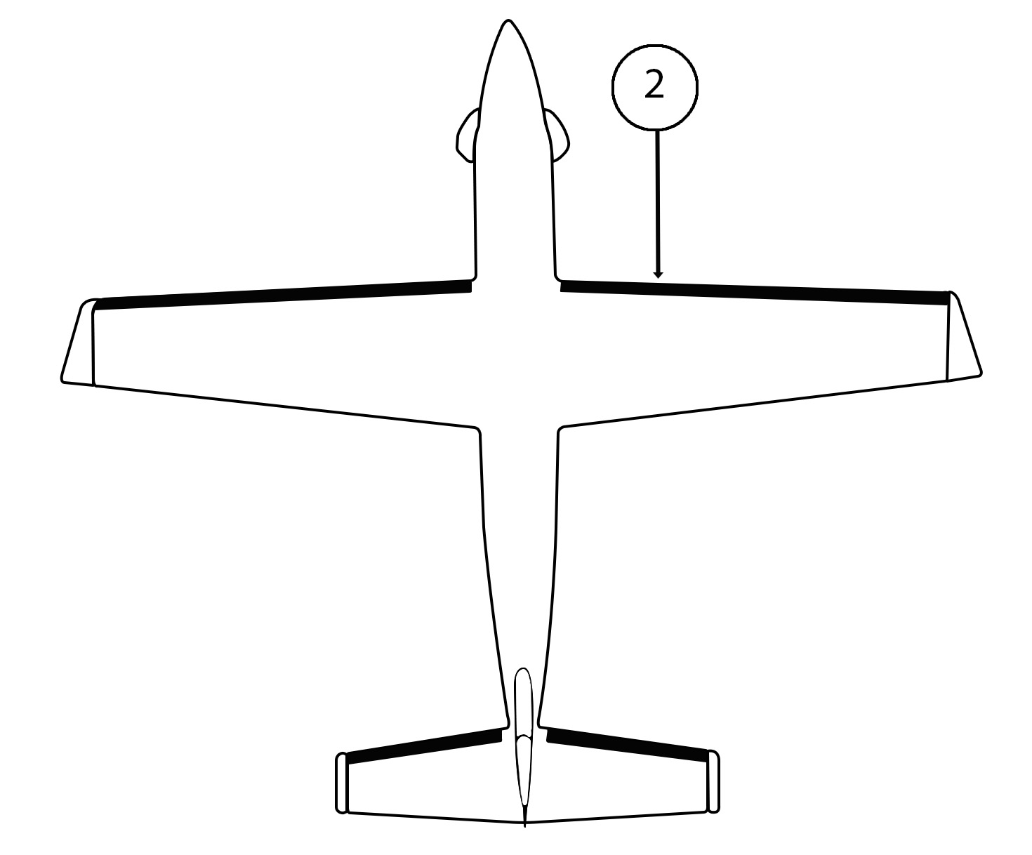 GOODRICH 27-7D5221-10 Pilatus PC-12/U-28A RH Inboard Wing De-Ice Boot