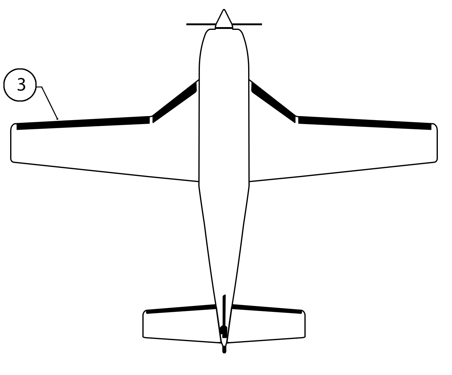 GOODRICH 27-4D5294-23 Piper PA46-500P LH Outboard Wing De-Ice Boot