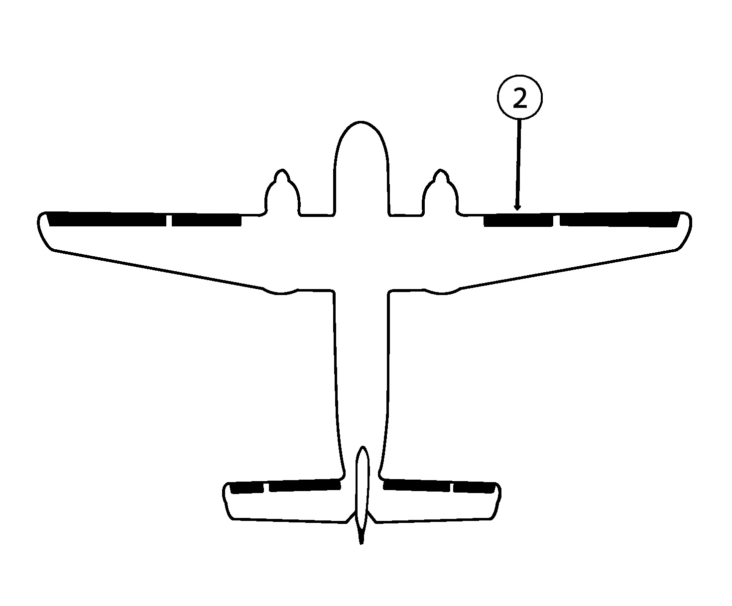 GOODRICH 23-2008-7-2 DeHavilland DHC-4 RH Inboard Wing De-Ice Boot