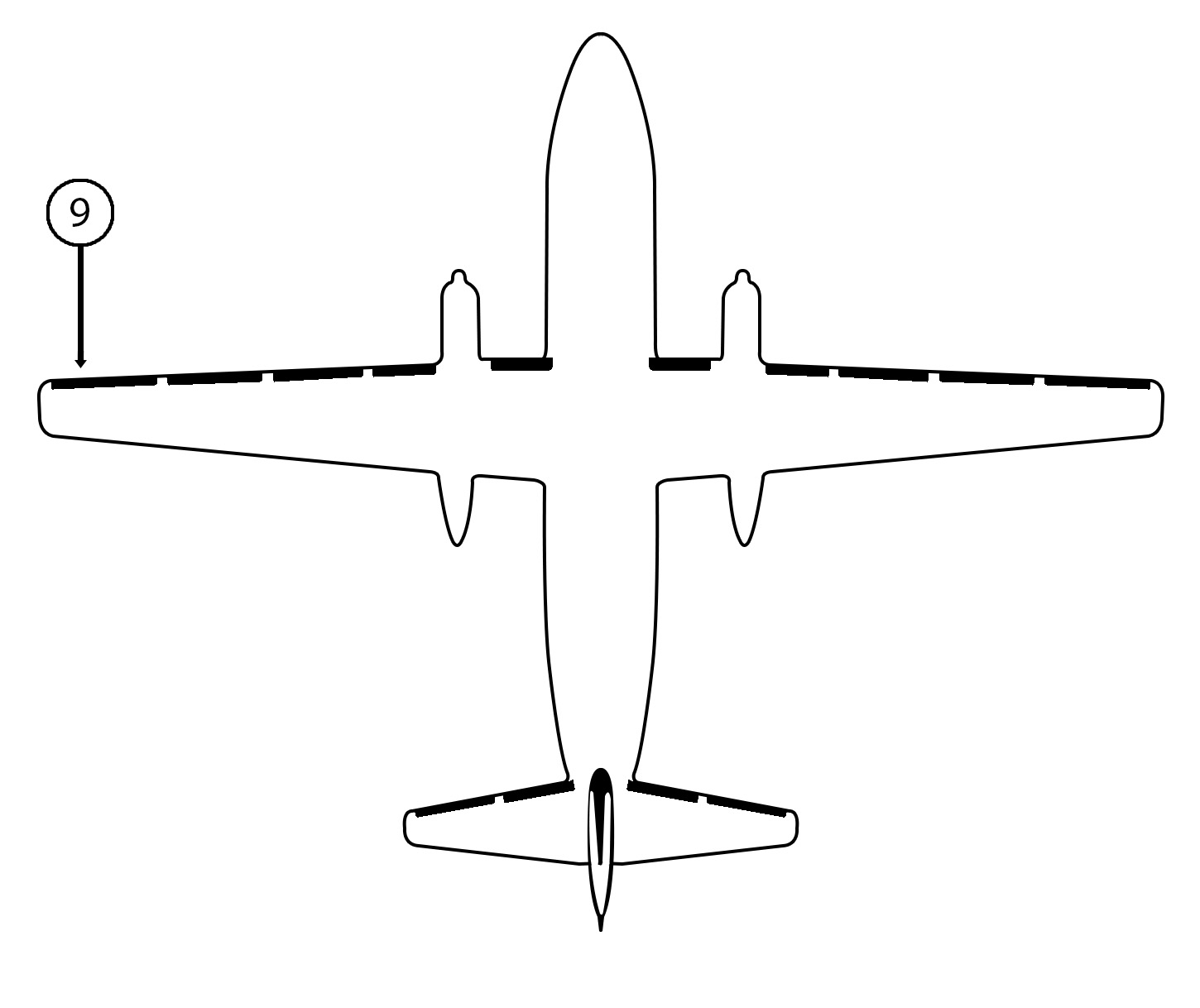 GOODRICH 22-7D5044-17 Fokker F27 LH Break 2 - Tip De-Ice Boot