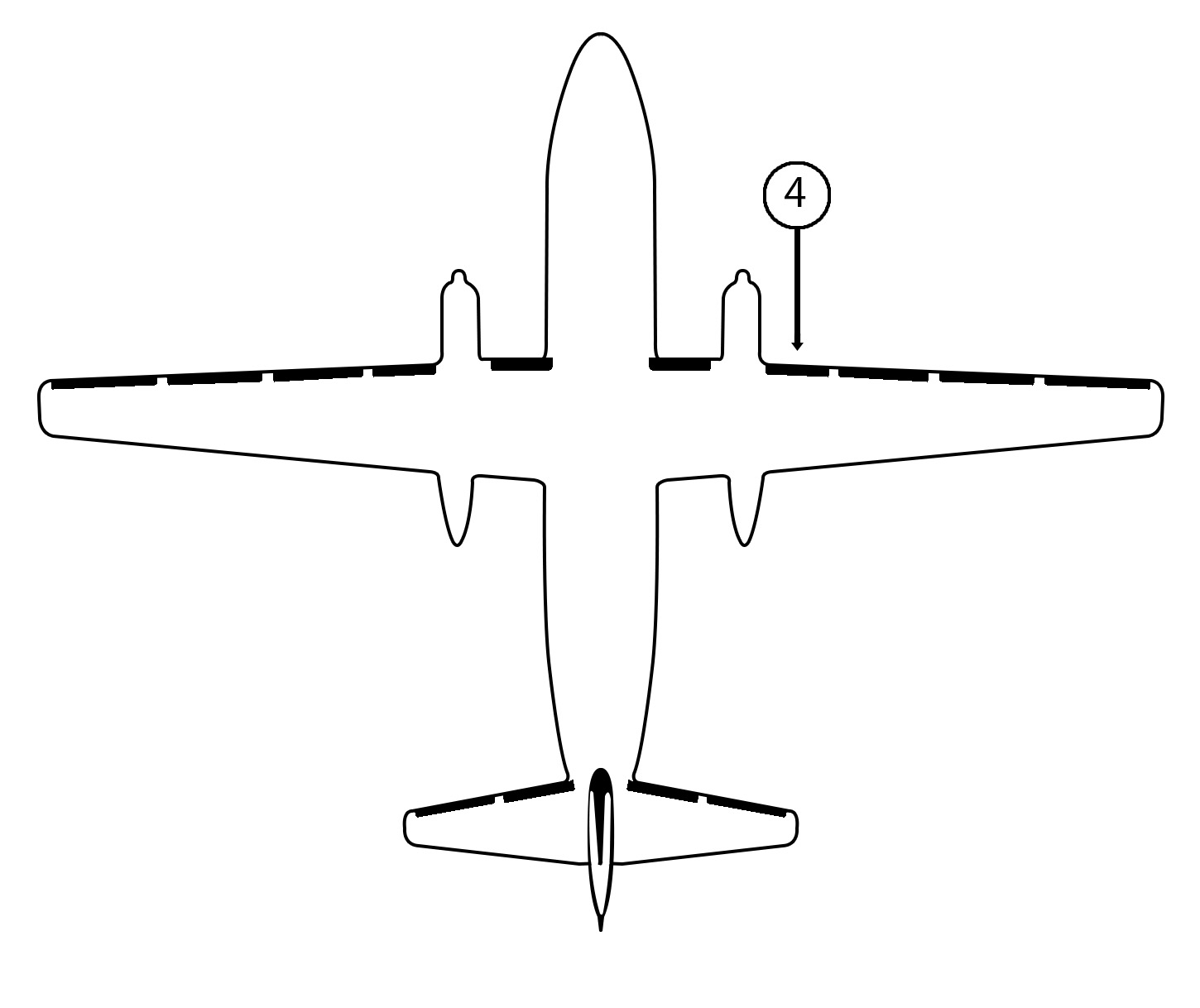 GOODRICH 22-7D5044-04 Fokker F27 RH Nacelle - Light De-Ice Boot