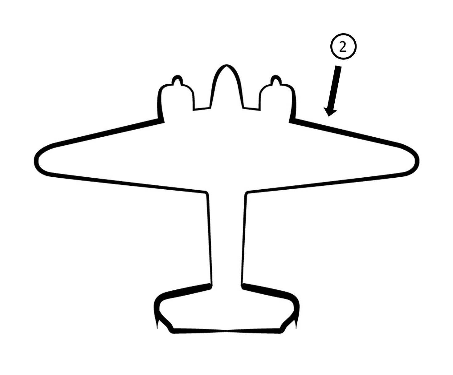 GOODRICH 12-270-8-2 Raytheon Beechcraft C18S & D18S Nacelle - Tip RH De-Ice Boot