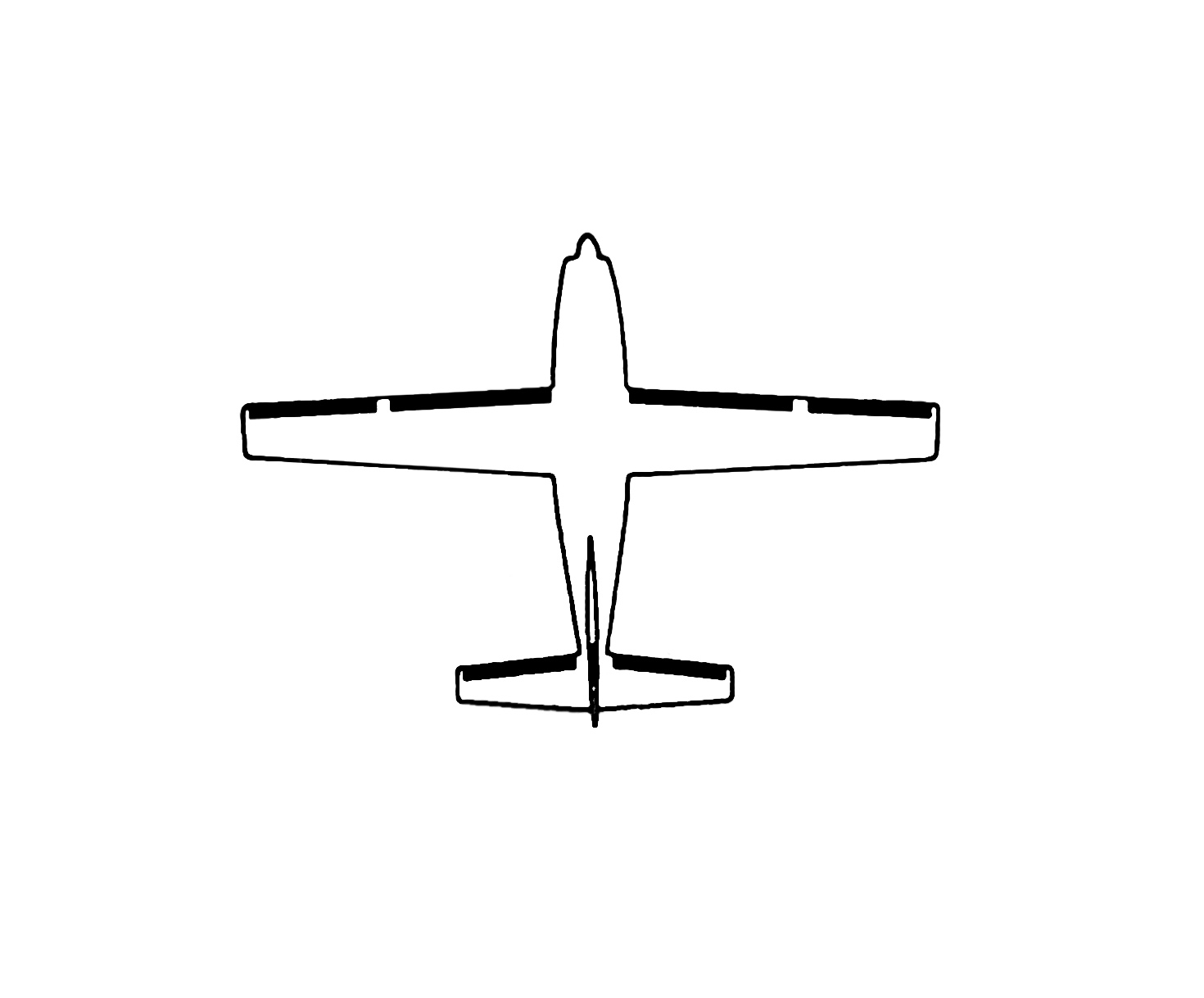 GOODRICH P25S5D5101-05 FASTboot® Cessna T210N & P210N Vertical Fin De-Ice Boot