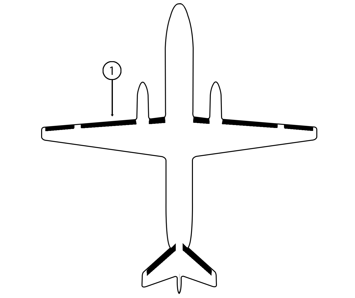 GOODRICH P25S5D5071-61 FASTboot® Fairchild SA226 & SA227 LH Nacelle - Tip De-Ice Boot