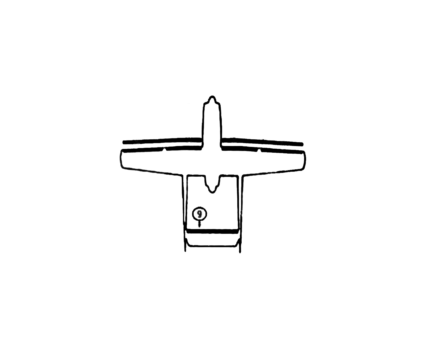 GOODRICH P25S5D5053-03 FASTboot® Cessna 337 Horizontal Stabilizer De-Ice Boot