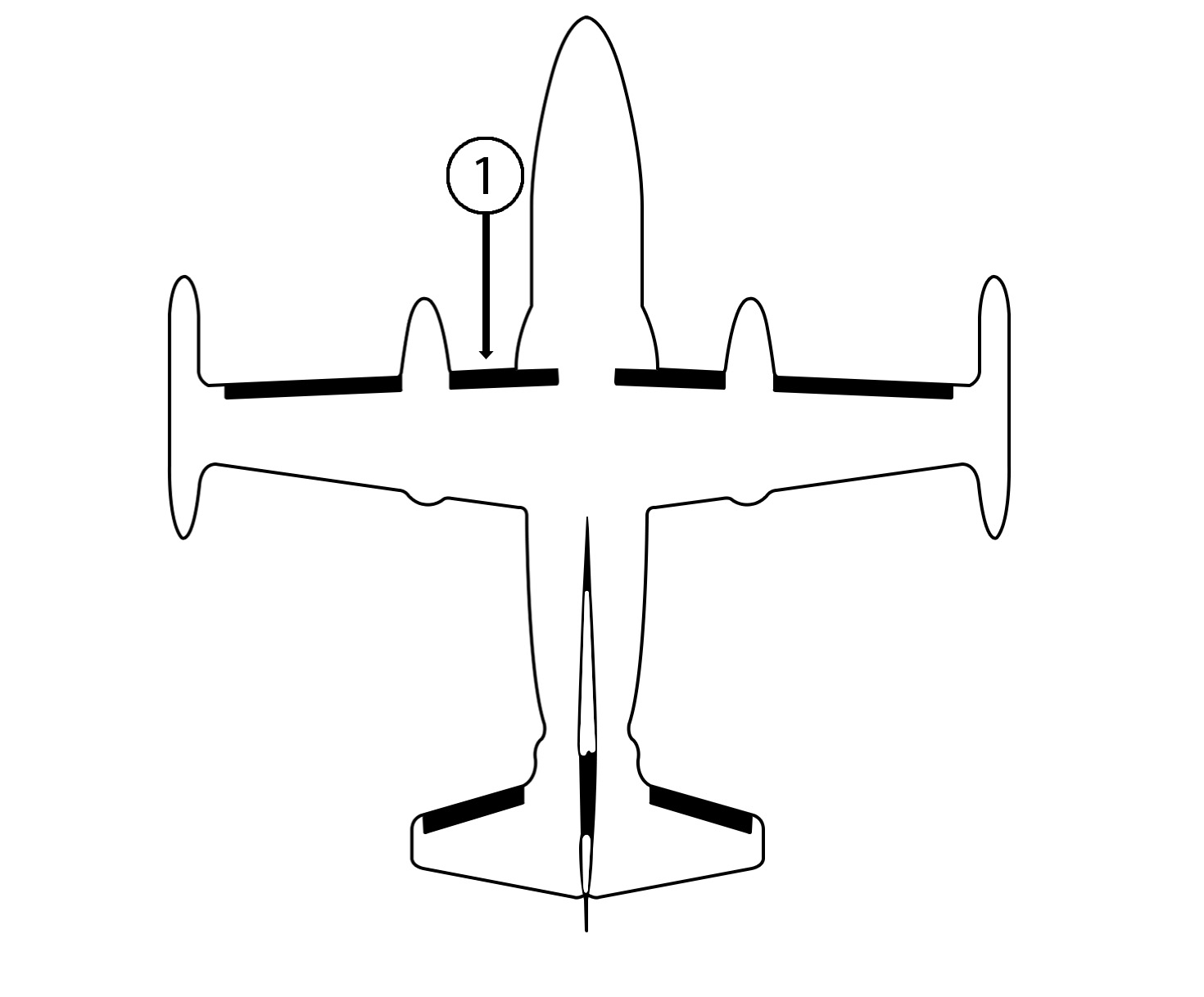 GOODRICH P25S5D5048-01 FASTboot® Mitsubishi MU-2 LH Fuselage - Nacelle De-Ice Boot