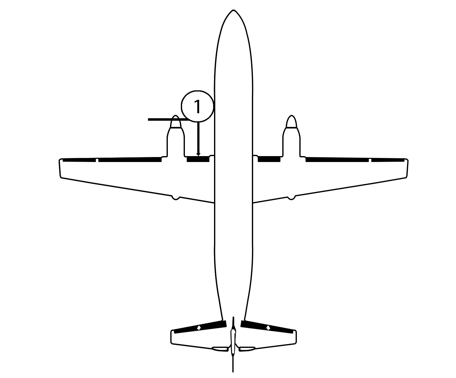 GOODRICH P29S7D5243-01 FASTboot® Jetstream 41 LH Inboard Wing De-Ice Boot
