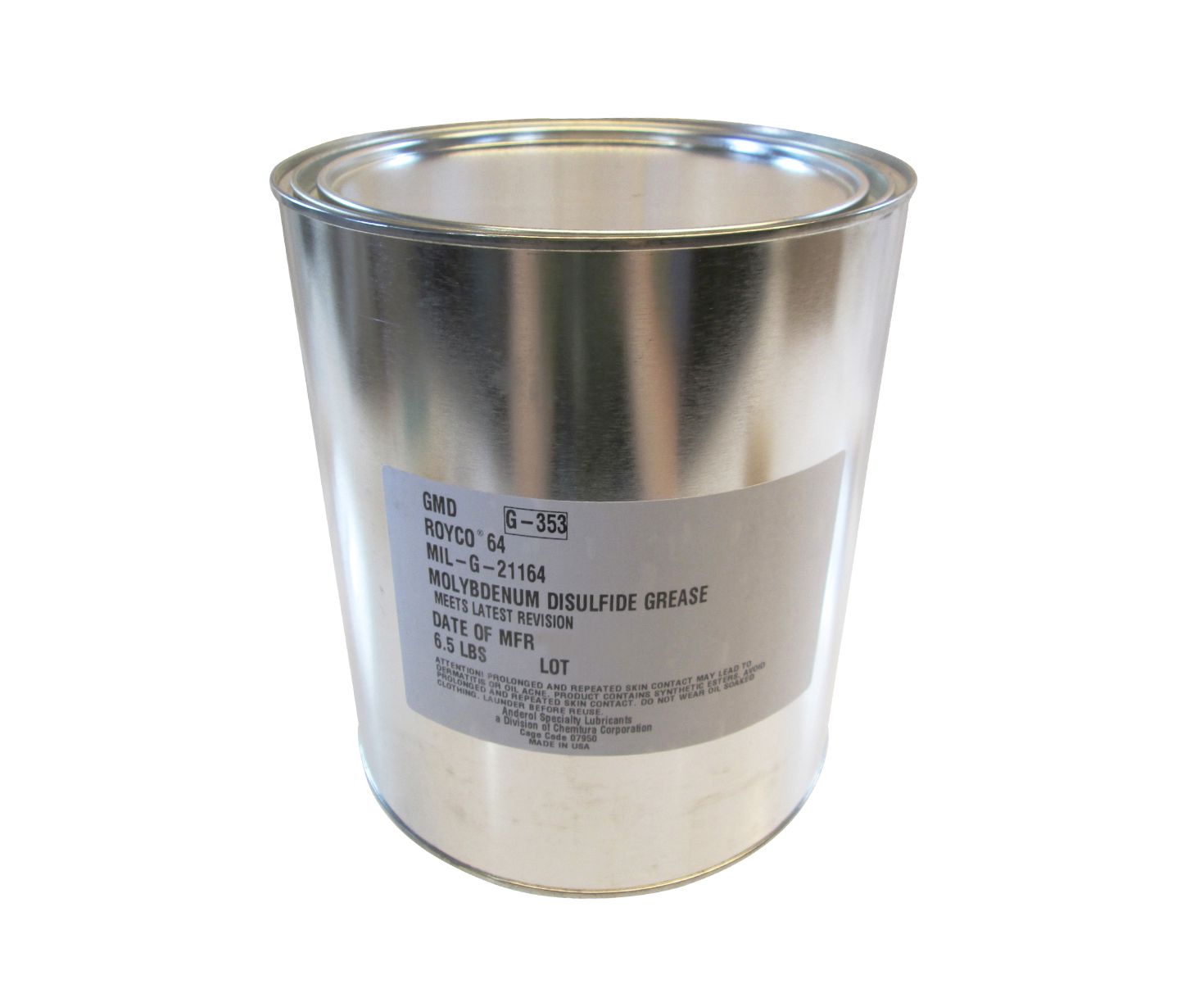 ROYCO® 64 MIL-G-21164D Notice 1/PCS5007 Spec High Load Synthetic Grease - 6.5 lb Can