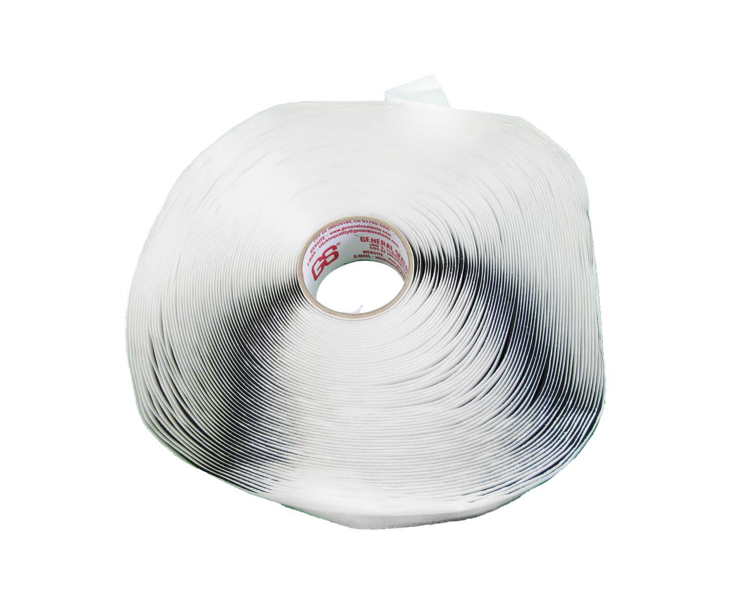 General Sealants® GS#424 Black MIL-S-11030F Type III Spec Polysulfide Sealant Tape - 0.040" x 1" x 90' Roll