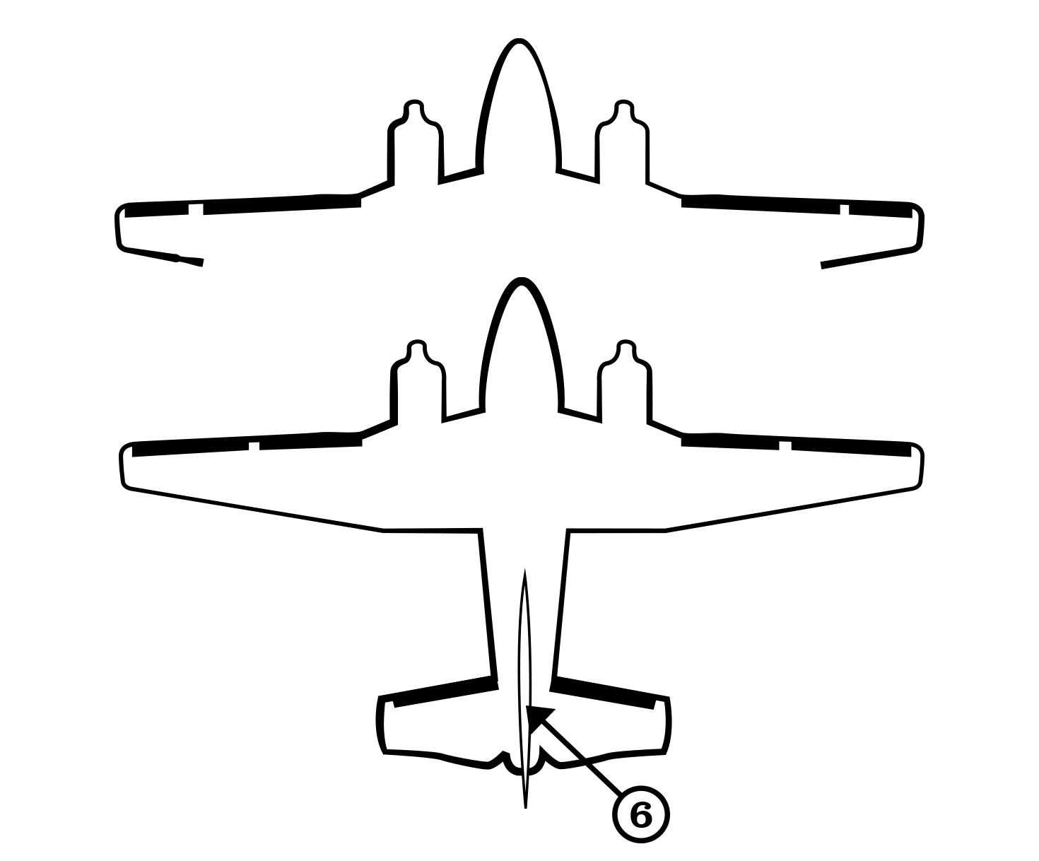 GOODRICH P25S7D5064-10 FASTboot® Raytheon Beechcraft C90, E90 & H90 Vertical Fin De-Ice Boot