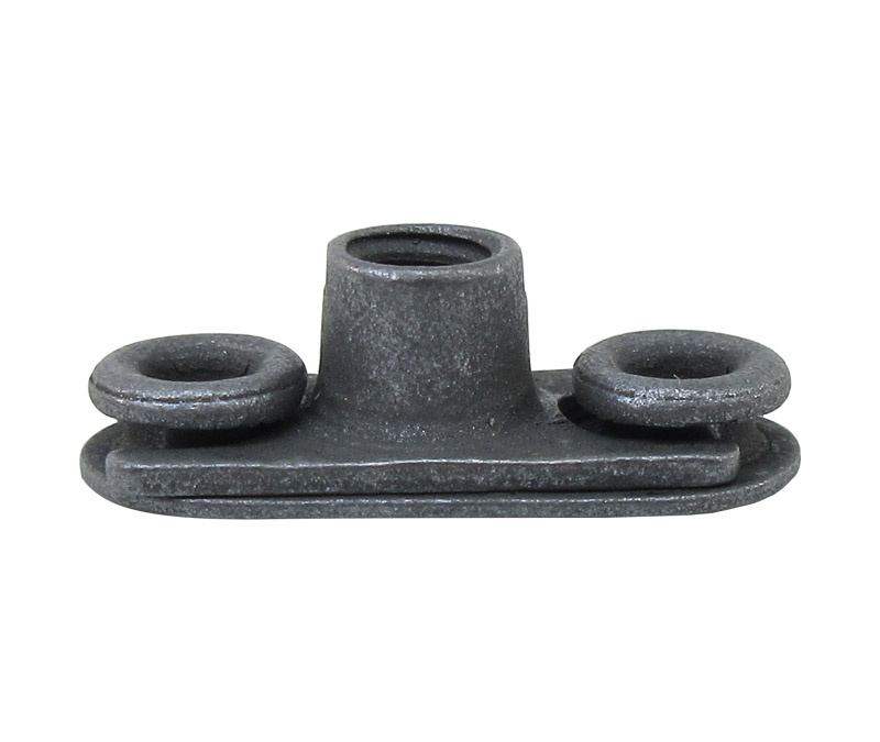Military Standard MS21075L08E Steel Dry Filmed Nut, Self-Locking, Plate - 25/Pack