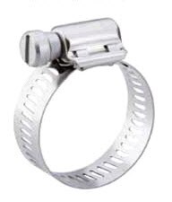 BREEZE® 100 48S Aero-Seal® Stainless Band/Plated Steel Safety Collared Screw Clamp, Hose