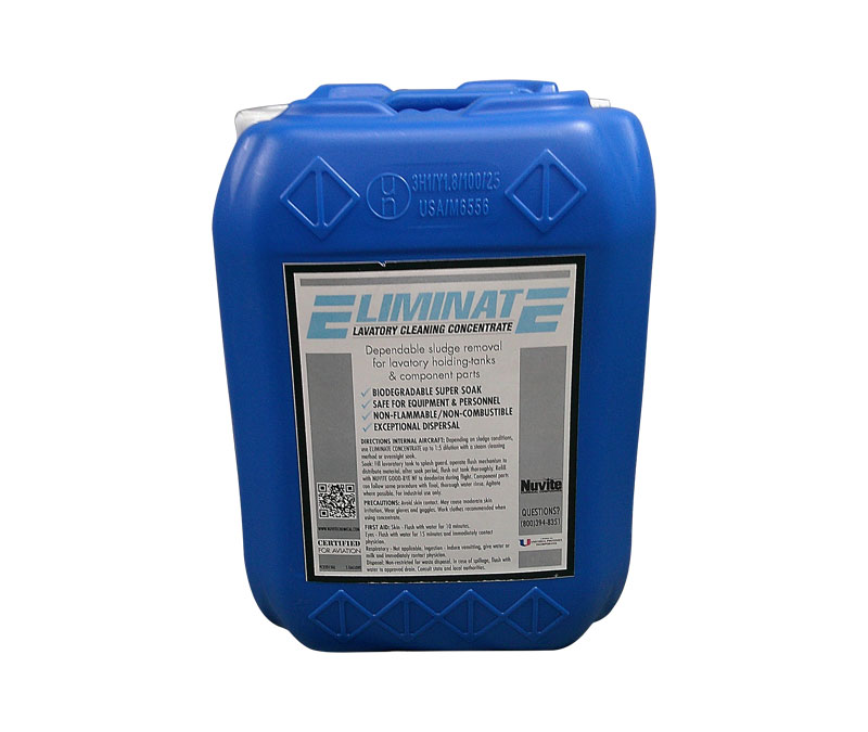Nuvite® Eliminate Aircraft Lavatory Cleaning Concentrate - 5 Gallon Pail