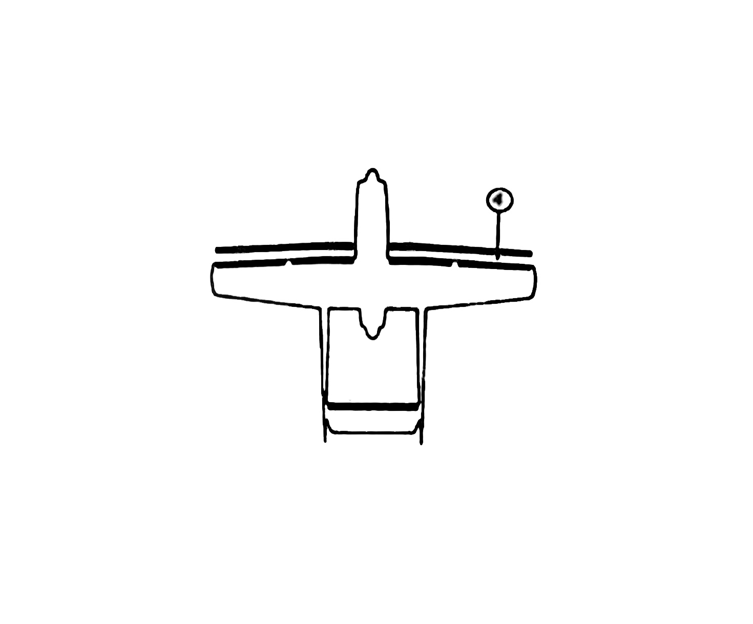 GOODRICH 25S5D5053-02 Cessna 337 RH Fuselage - Tip De-Ice Boot