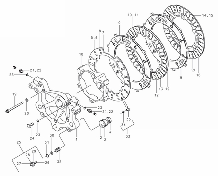 Cleveland Wheel & Brake 30-204A Brake Assembly