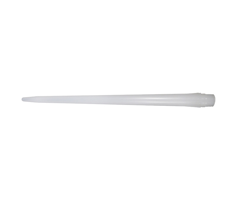 PPG® Semco® 235058 Sembend™ Model 8690 White Plastic 1/4" NPT x 1/8" x 9" Length Sealant Nozzle - 500/Case