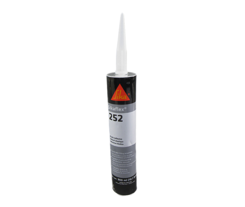 Sikaflex®-252 Black Polyurethane Assembly Adhesive - 300 mL Cartridge - 24/Case