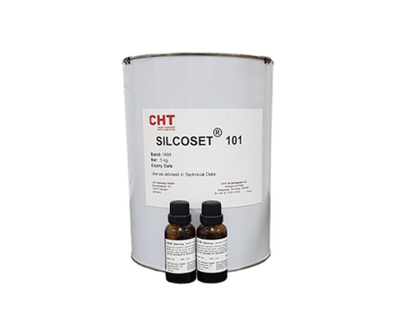 CHT Silcoset 101 & Catalyst 28 High Temperature Rubber - 5.05Kg Kit