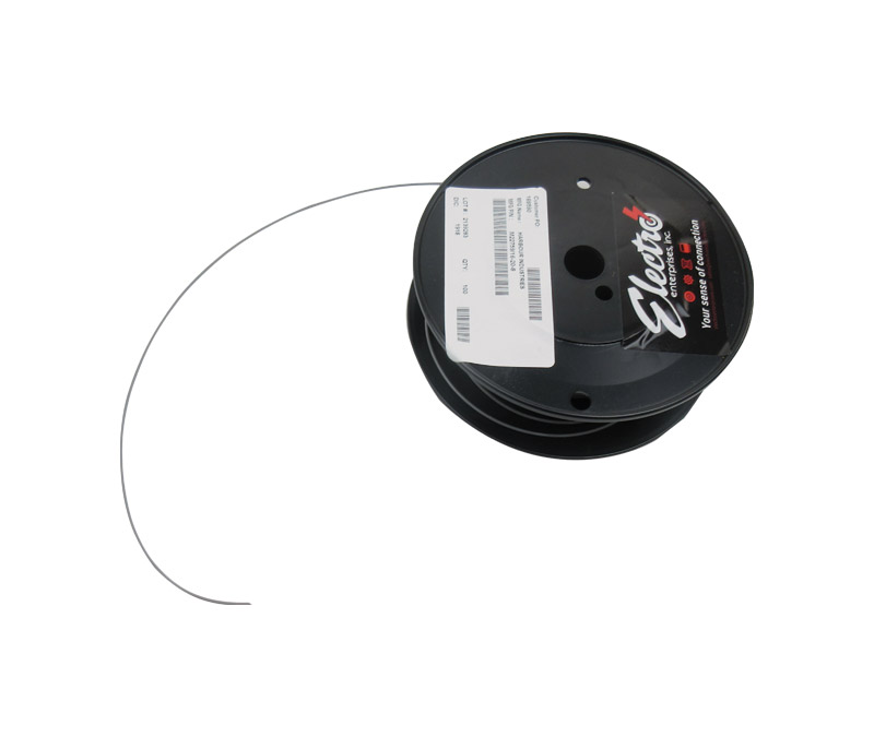 Military Specification M22759/16-20-8 Gray 20 AWG PTFE Tapes/Coated Fiberglass Braid Wire - 350-Ft/Roll